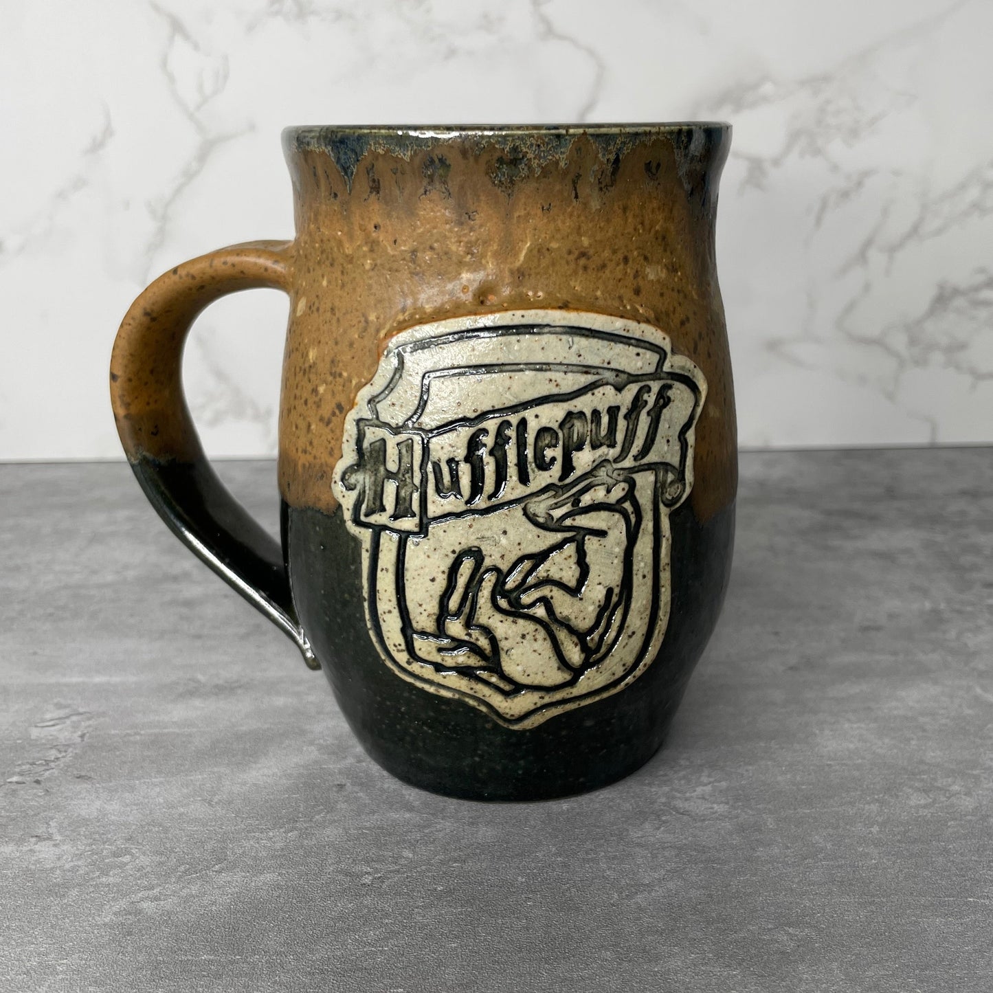 Harry Potter Hufflepuff handmade ceramic coffee cup